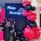 140pcs 18 12 10 5 Inch Different Sizes Pack Party Latex Balloons (Hot Pink